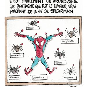 Dessin original Spiderman