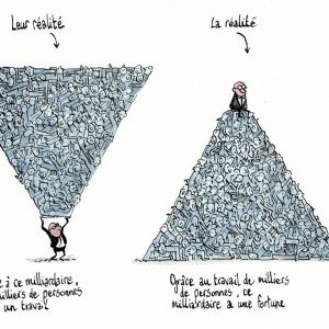 Dessin original Milliardaire