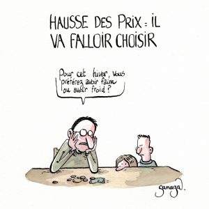 Dessin original Hausse des prix