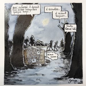 Dessin original Manuel Valls