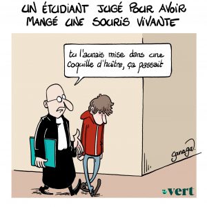 Impression dessin Manger une souris