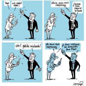 Impression dessin Elon Musk